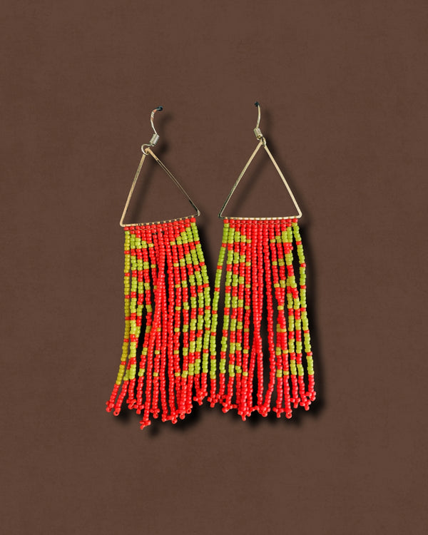 Triangle Frame – Fire Fringe