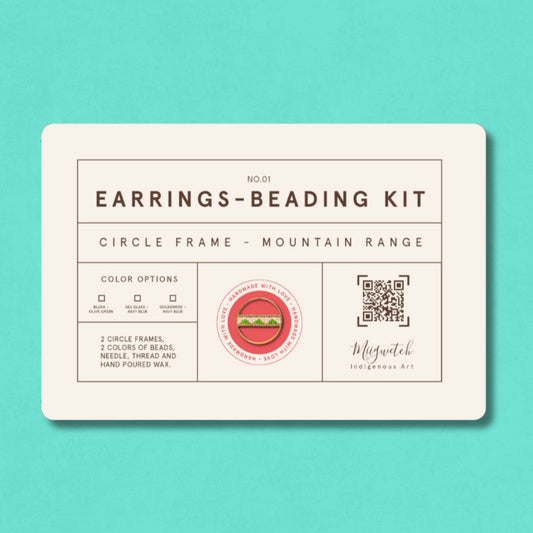 Circle Frame Mountain Range – Beading Kit & Tutorial